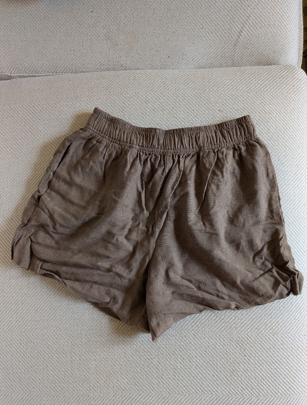 Linen Cut Off Shorts